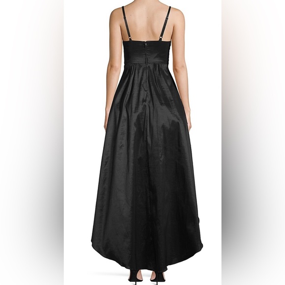 NWT Betsy & Adam high-low taffeta dress, size 2 - Picture 2 of 2